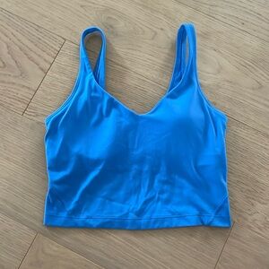 blue lululemon align tank